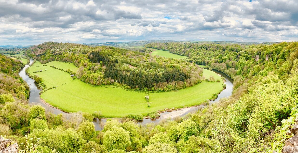 River valley and woodland landscape scouted in the Forest of Dean